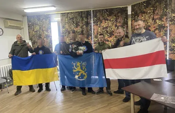 Падчас перадачы дронаў
