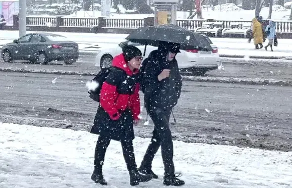 Снегопад и гололед
