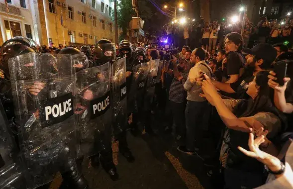 Акция протеста в Тбилиси

