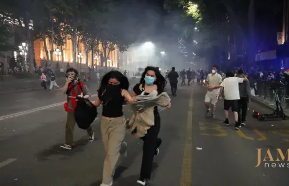 Разгон протеста в Тбилиси 1 мая 2024 года
