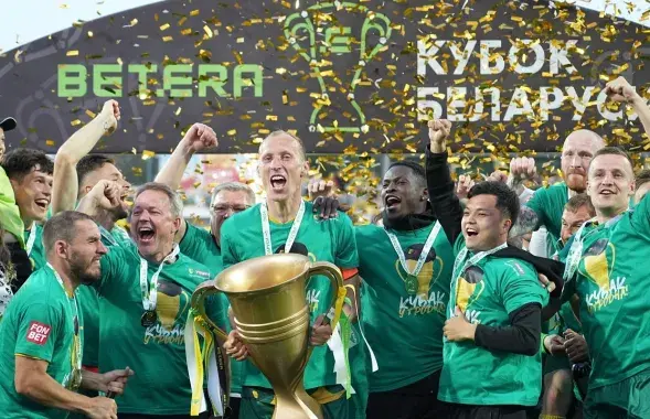 Футбалісты гродзенскага "Нёмана" другі раз сталі ўладальнікамі Кубка Беларусі
