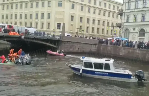 Аварыя ў Пецярбургу
