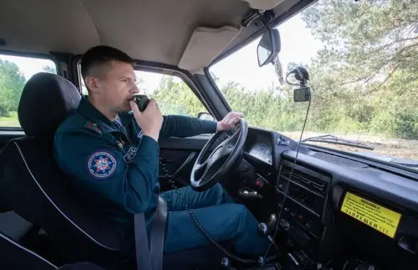 Эвакуацыя ў вёсцы Жмурнае
