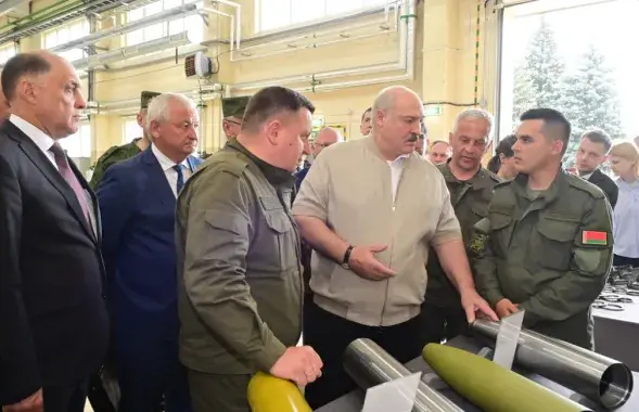 Лукашэнка на заводзе "Легмаш"
