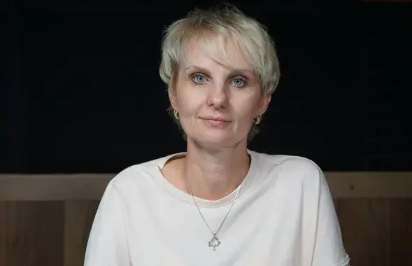 Старшыня выбарчай камісіі Алена Прыходзька
