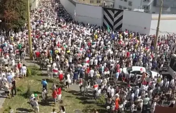 Протесты в Гродно в августе 2020-го

