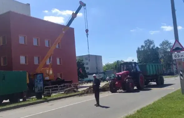 "Тэрміновы рамонт" у Беразіно
