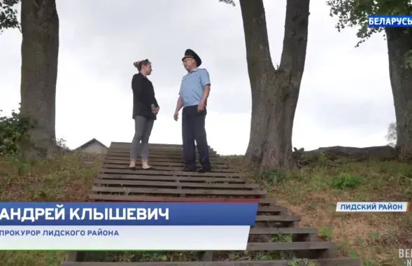 Прокурорские "закрывают" лагерь под Лидой
