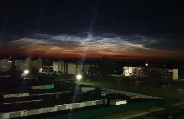 Начное неба ў Смалявіцкім раёне

