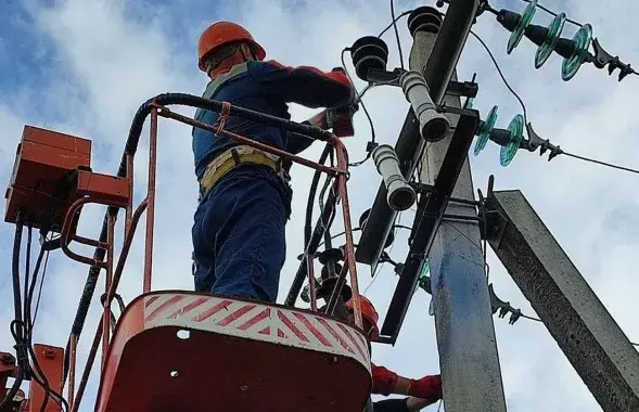 Работы па аднаўленні энергазабеспячэння
