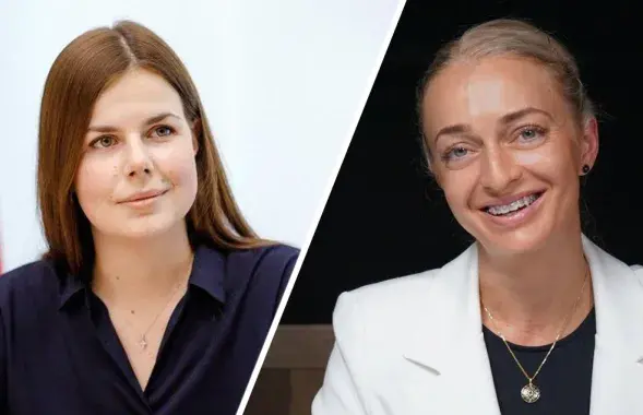 Стася Гліннік і Анжаліка Мельнікава
