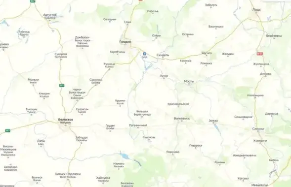 Так выглядит из-за границы обновленная карта Яндекса
