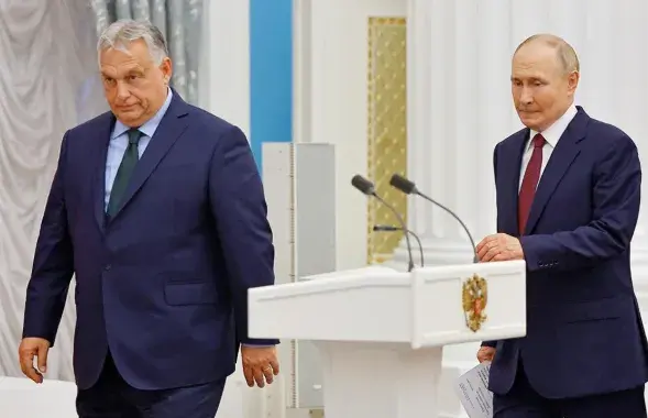 Виктор Орбан и Владимир Путин
