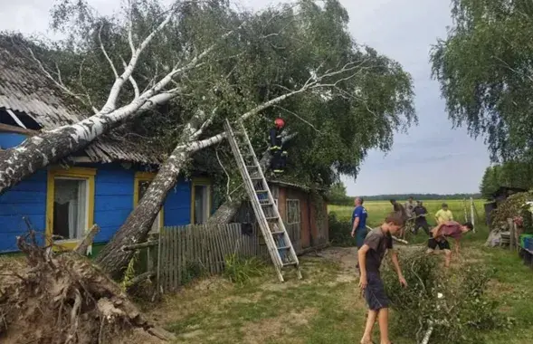 Ліквідацыя наступстваў ліпеньскіх ураганаў
