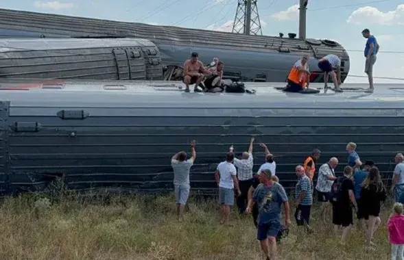 На месте аварии
