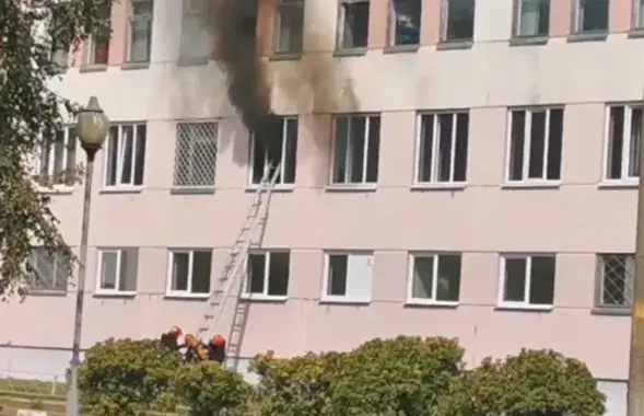 Пожар в Могилеве
