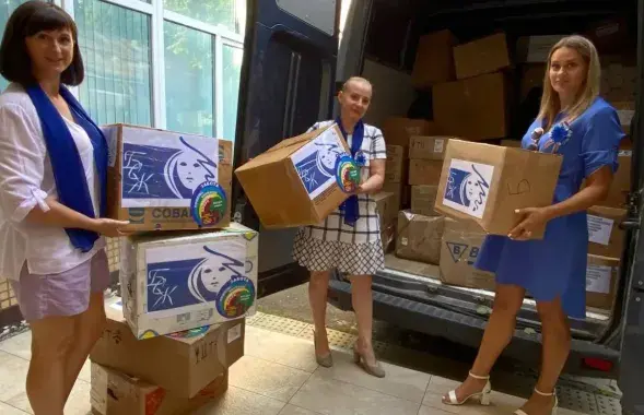 Гуманітарная дапамога з Мінскай вобласці
