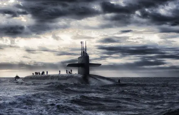 Падводная лодка, фота ілюстрацыйнае
