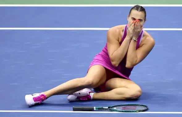 Арина Соболенко после победы на US Open
