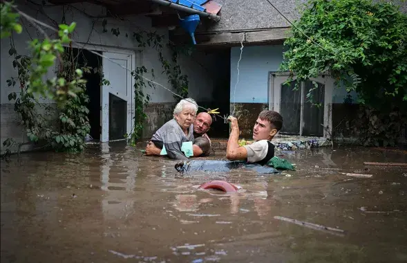 Наводнение в Румынии
