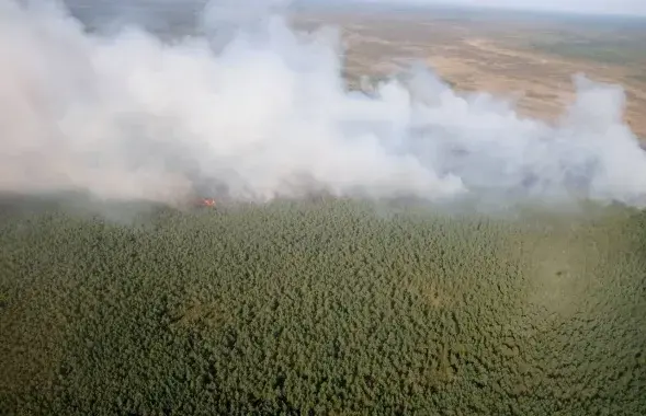 Второй день борьбы с огнем
