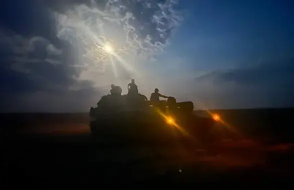 Украінскія вайскоўцы на фронце
