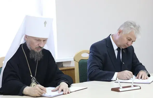 Митрополит Вениамин и Александр Румак
