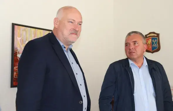 Ёрг Дорнау і яго партнёр Юрый Куніцкі

