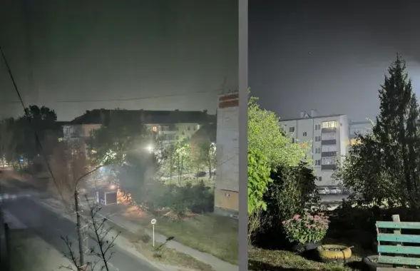 Задымленне ў Навазыбкаве і Клінцах 14 верасня
