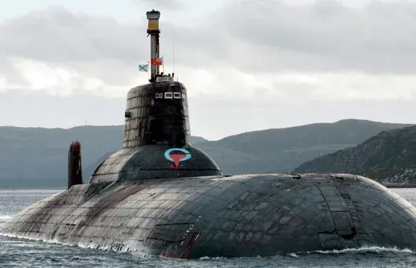 Расійская атамная падводная лодка тыпу "Акула"

