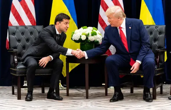 Уладзімір Зяленскі і Дональд Трамп, архіўнае фота
