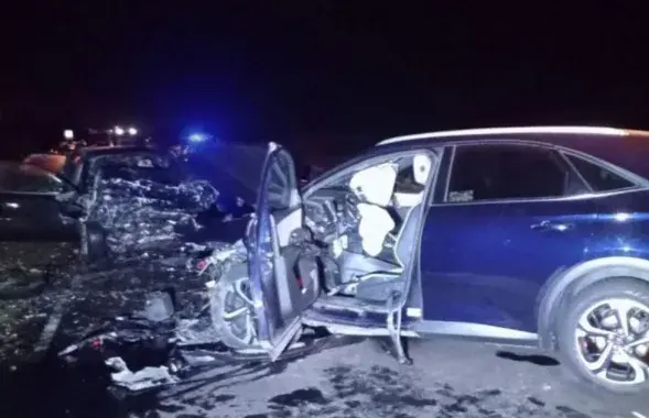 Страшная аварыя ў Глыбокім
