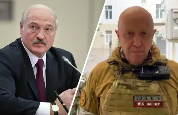 Александр Лукашенко и Евгений Пригожин
