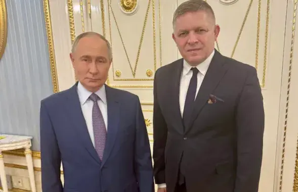 Владимир Путин и Роберт Фицо
