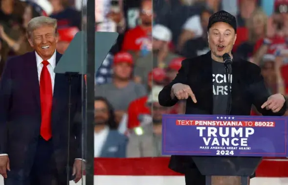 Дональд Трамп и Илон Маск
