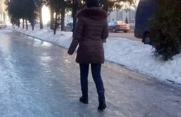 Гололед в Беларуси

