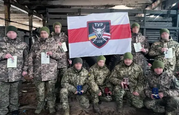 Fighters of the "TUR" unit
