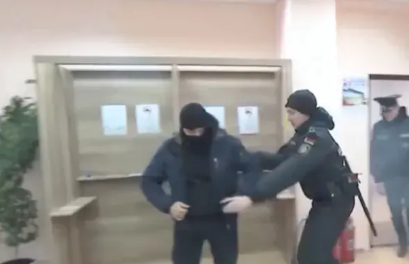 Затрыманне "падпальшчыка"
