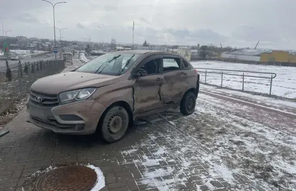 На месцы ДТЗ у Смалявічах
