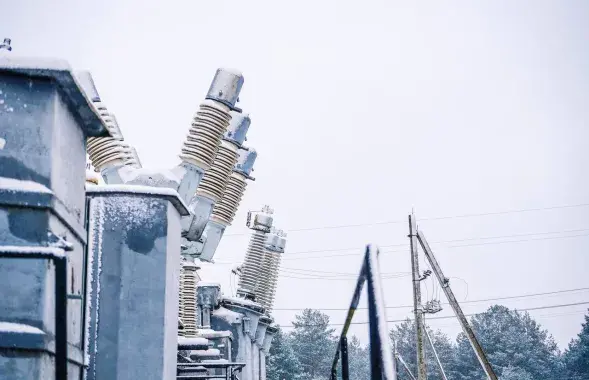 Энергетыкі працавалі з раніцы

