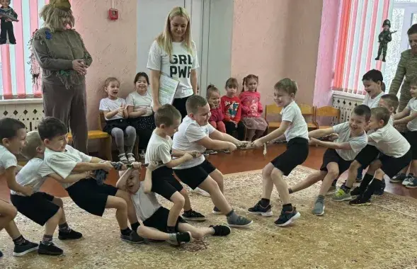 У дзіцячым садку

