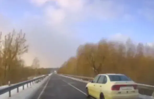 У Асіповічах кіроўца ўцякаў ад ДАІ
