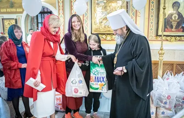 Прадуктовая дапамога ў праваслаўнай царкве ў Расіі
