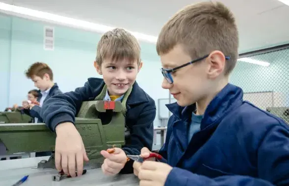 Мінскія школьнікі
