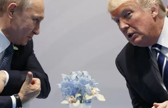 Владимир Путин и Дональд Трамп
