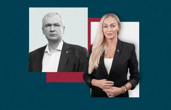 Анжаліка Мельнікава і Павел Латушка
