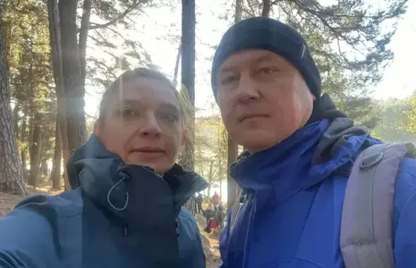 Вольга Сямашка і яе муж Фёдар Гарбачоў
