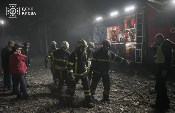 Наступствы начнога ўдару па Кіеве
