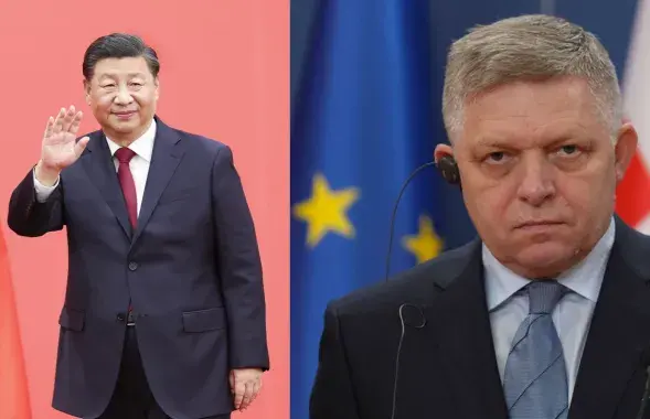 Си Цзиньпин и Роберт Фицо
