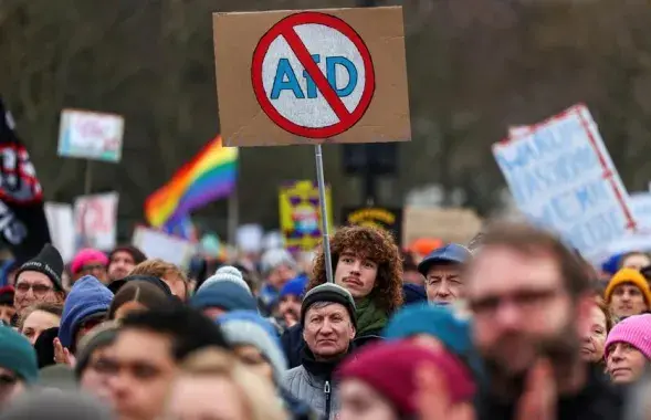 Протест против ультраправых в Германии
